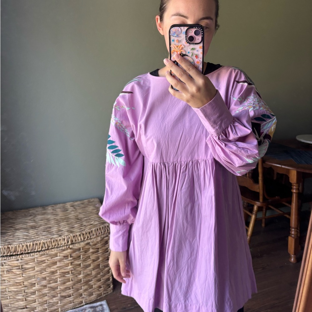 Free People Lavender Women's Mini Dress